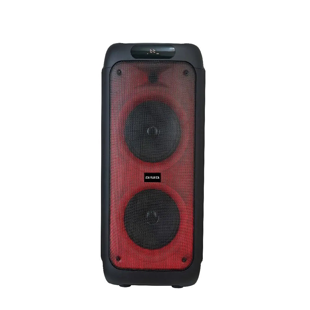 Sistema de Audio con 1000W PMPO | 100RMS|Luces LED tipo Flama|7500mAh||AWPOH2D