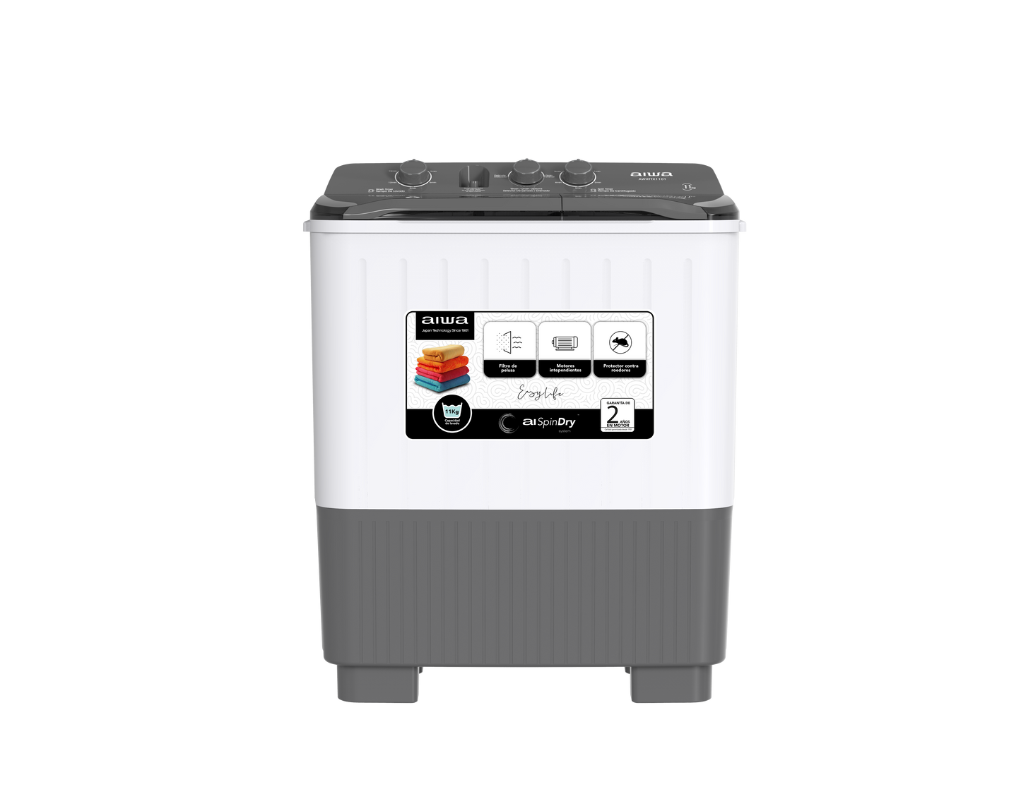 LAVADORA|SEMI AUTOMATICA|11KG|SIN BOMBA|AWHTTX1101