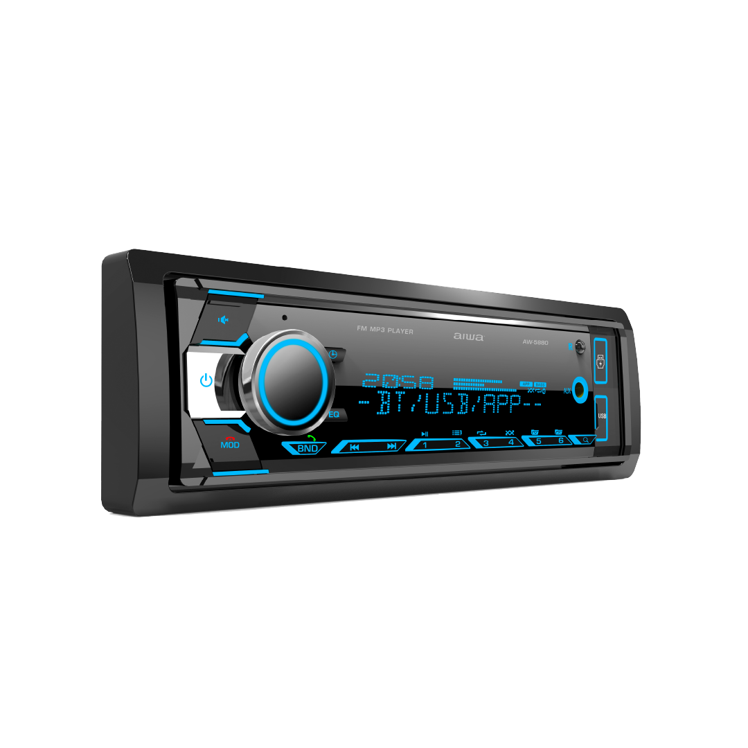 Radio para Auto 1 Din | Bluetooth | Car Audio | LEDS | AW-5880