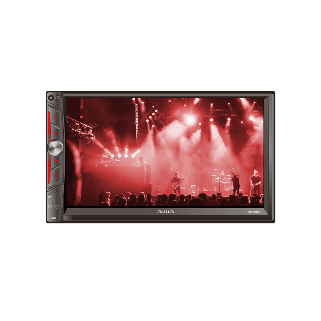 Radio Pantalla para auto 2-Din 7"|Mirrorlink |Car Audio |50Wx4|AW-W666BT