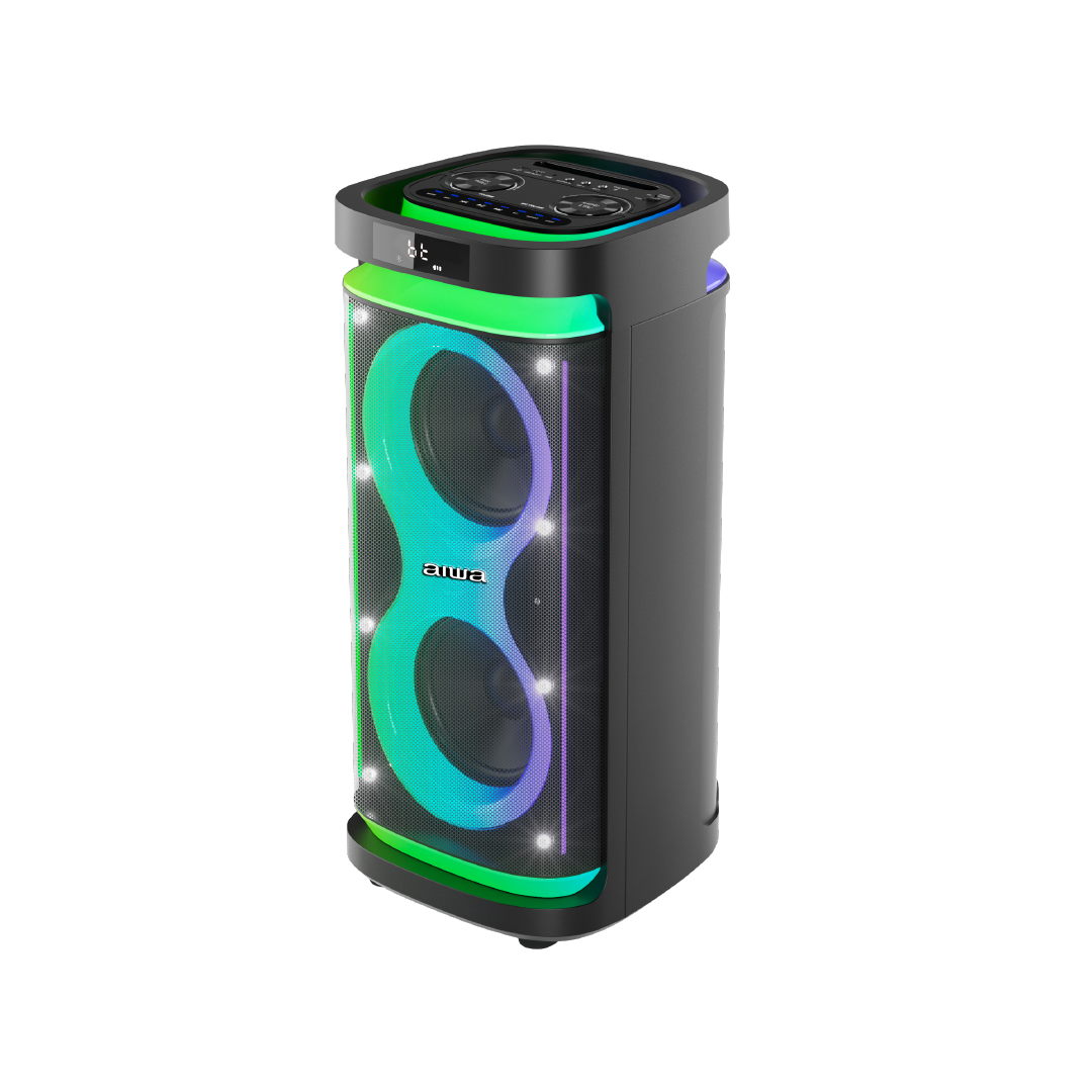 Sistema de Audio con 800W PMPO | 80RMS|Luces LED Multicolor|4500mAh||AWPOH5D