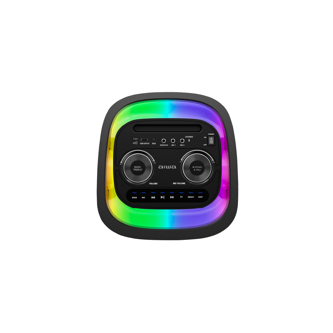 Sistema de Audio con 800W PMPO | 80RMS|Luces LED Multicolor|4500mAh||AWPOH5D