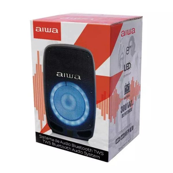 Sistema de Audio de 8" 300W PMPO |Micrófono | AWSP08TW