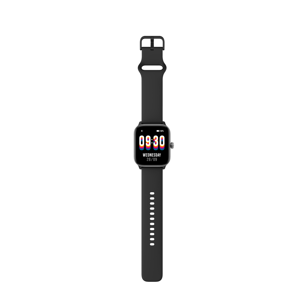 Reloj Inteligente Aiwatch PRO | Google Assistant | Pantalla Amoled tamaño 1.85" | IP68 | AWSWIAM10B | Negro