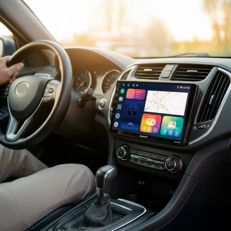 Radio para Auto con Pantalla QLED 9 | Doble DIN | 4GB RAM + 64GB ROM | Android 11 | WIFI | GPS | AWCA928C