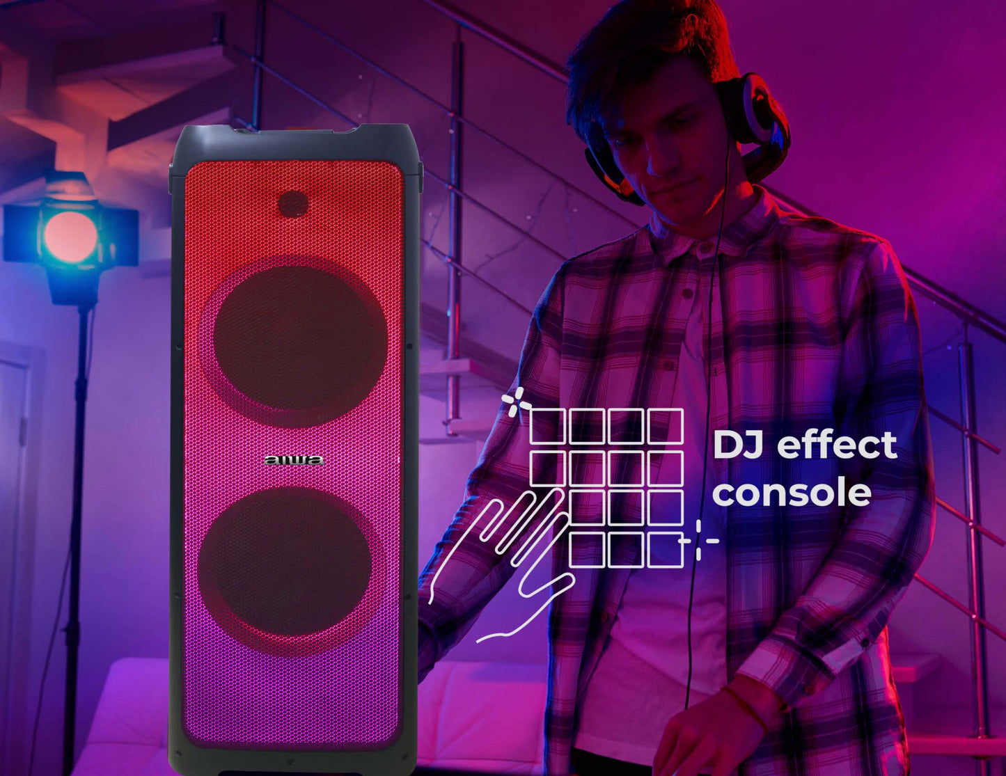 Sistema de Audio de 3000W PMPO - AWPOK300D