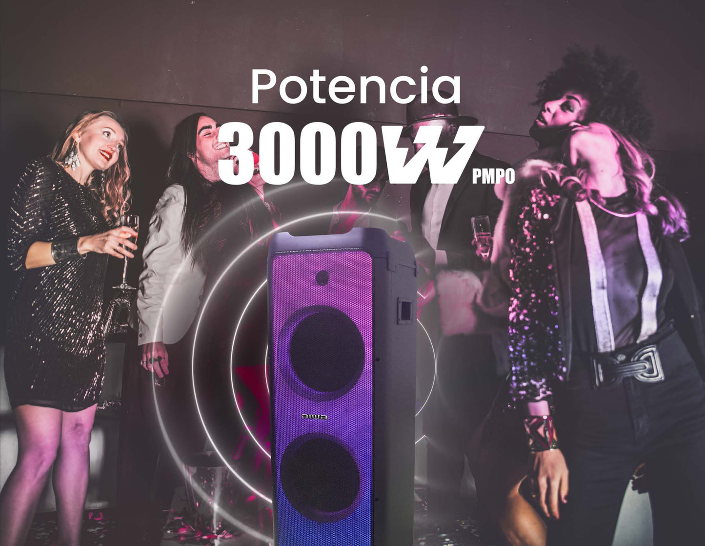 Sistema de Audio de 3000W PMPO - AWPOK300D