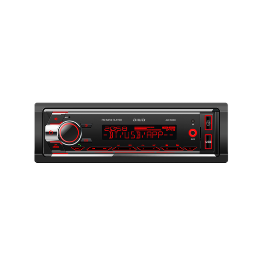 Radio para Auto 1 Din | Bluetooth  | Car Audio  | LEDS | AW-5880
