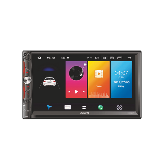 Radio para Auto con Pantalla LCD 7" | Doble DIN |  Táctil |  Android 10 | WIFI | Radio FM/AM | GPS | AW-701BT