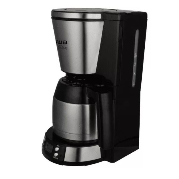 Cafetera Jarra Termica de 8 Tazas| Programable |Acero Inoxidable| Negro|AWHCMDSS1001