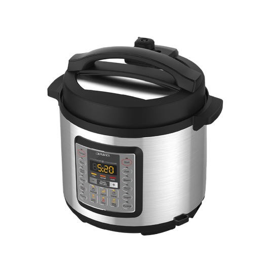 Multicooker + Olla de Presión | 6Lts |10 Funciones | Acero Inoxidable| AWHPCM6001