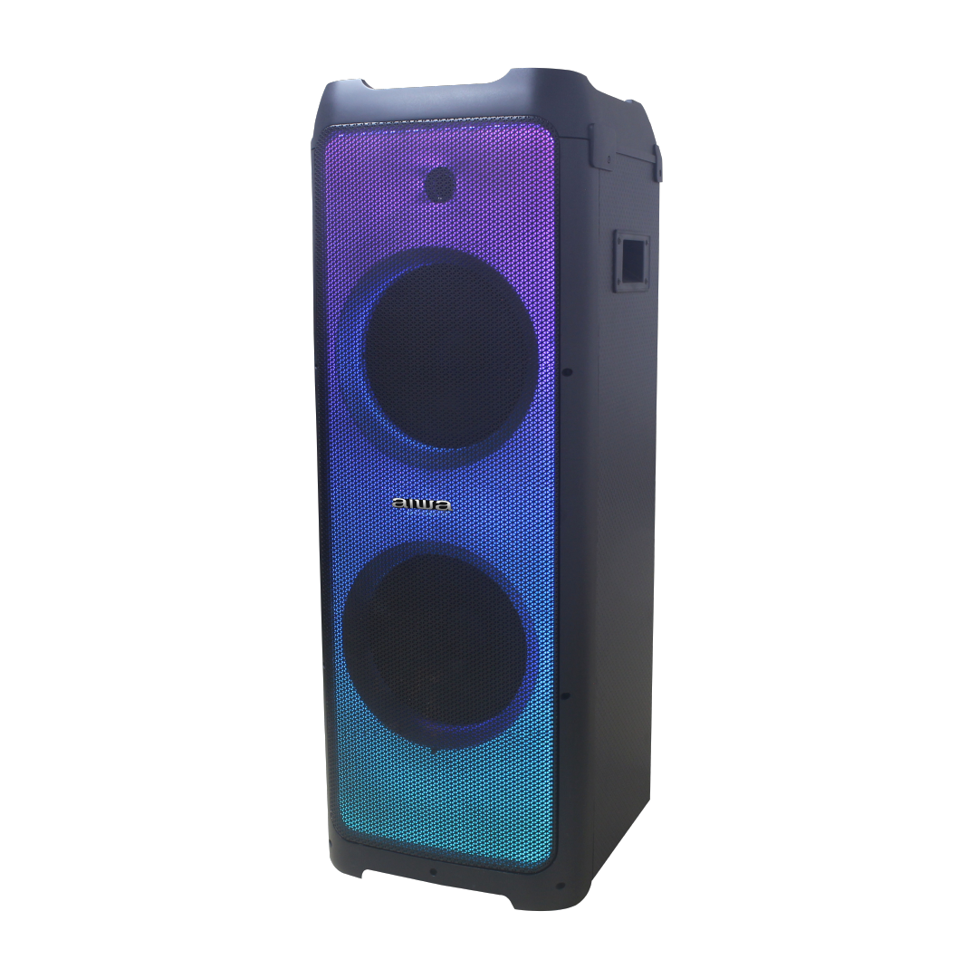 Sistema de Audio Tipo Torre con 100W RMS | Luces Disco LED | AWPOK300D