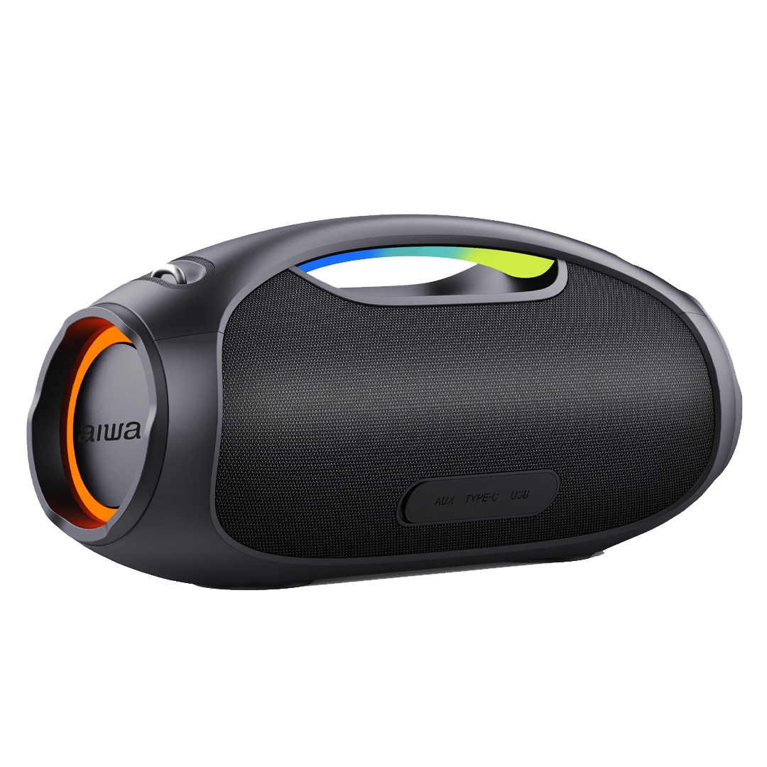 Bocina Portatil 120W|Bluetooh 5.0|60RMS| IPX6|Luces LED  Multicolor|5400mAh|AWS244BT