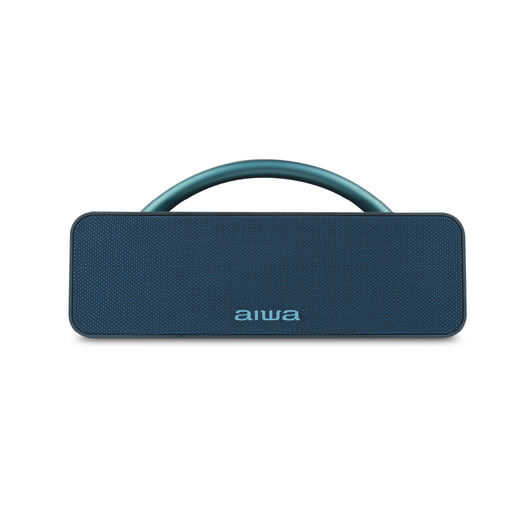 Bocina Portatil 30W|Bluetooh 5.1|20RMS| IPX6|Luces LED  Multicolor|1800mAh|Azul|AWS80BTU