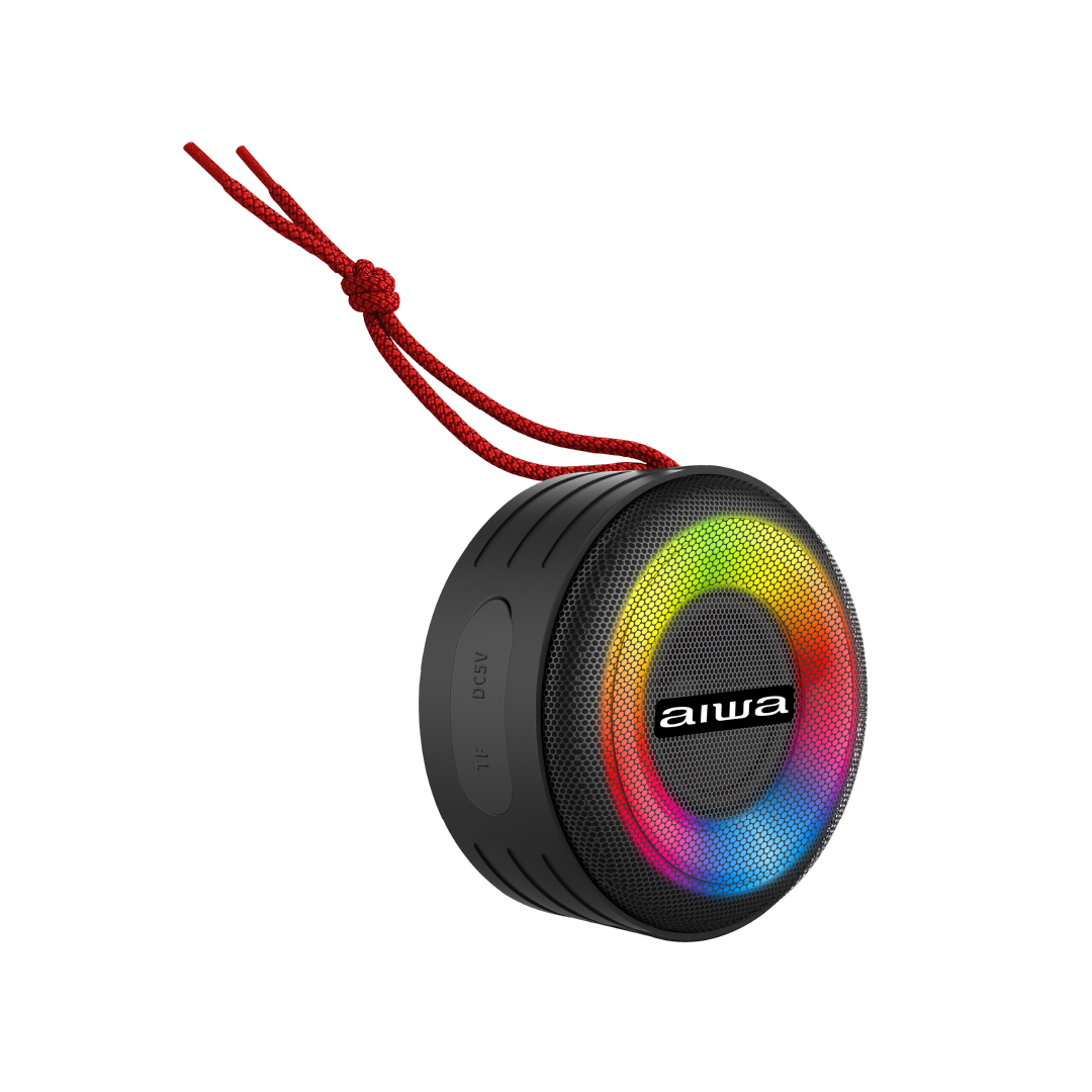 Bocina Portatil Bocina 10W|Bluetooh|IPX5|Luces LED  Multicolor|1800mAh|AWSJ216