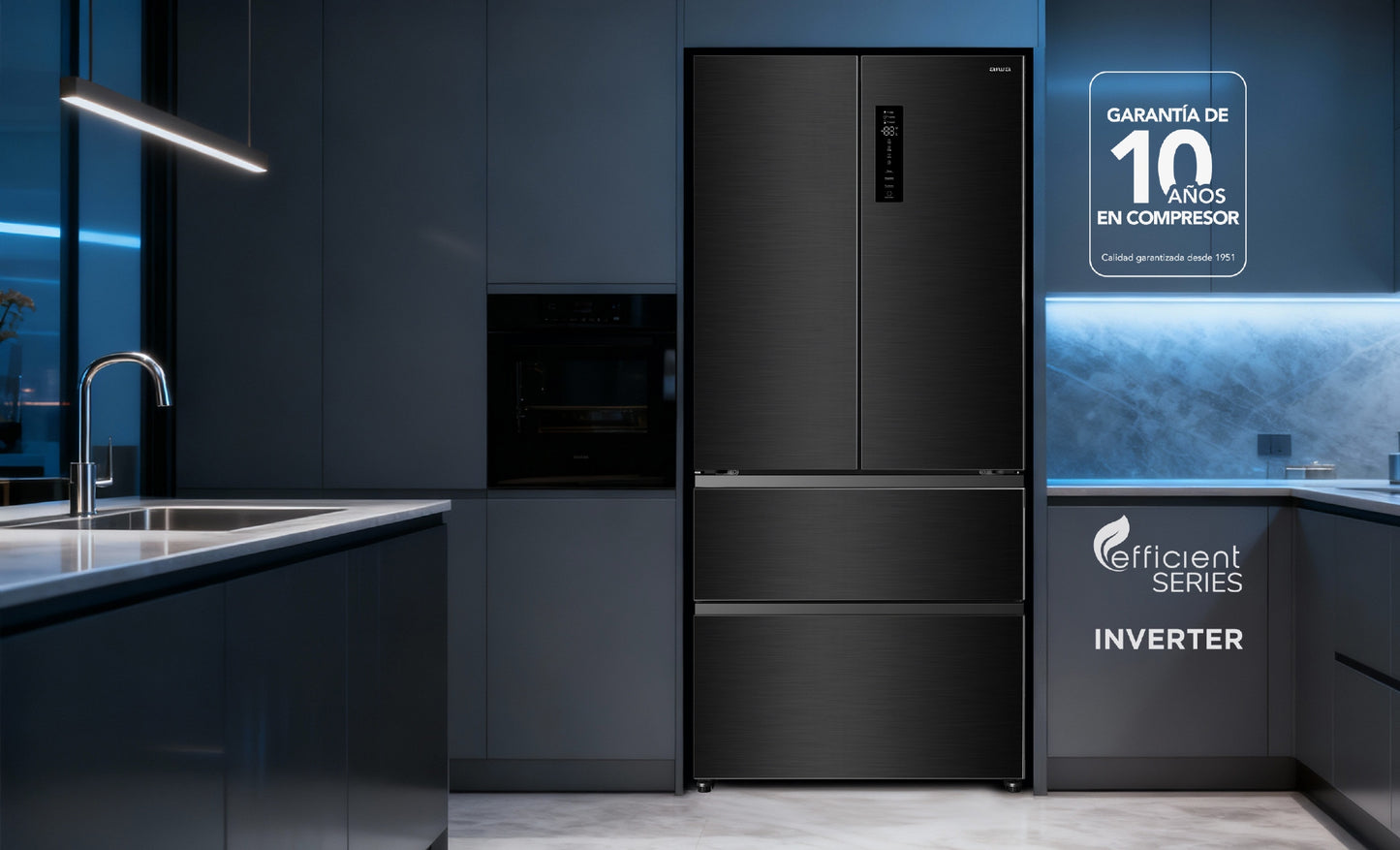 Refrigeradora| Black Edition| French Door de 18.8 CuFT |AWHFDTC53001