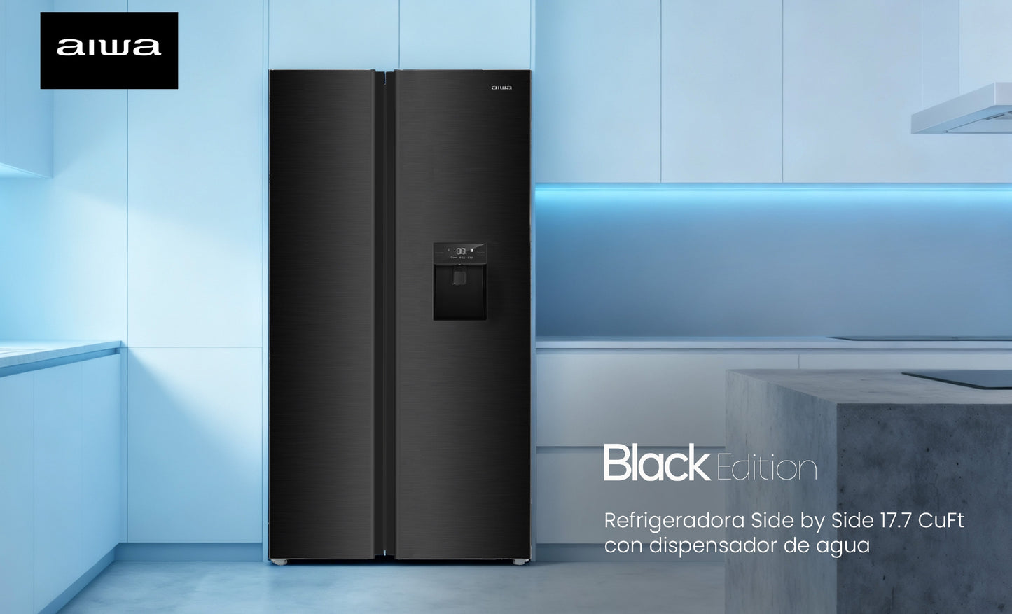 Refrigeradora| Black Edition| Side by Side de 17.8 CuFT | AWHSSTC52001
