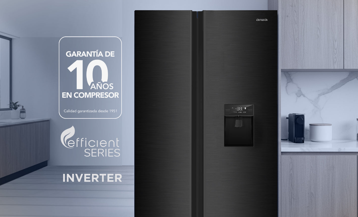 Refrigeradora| Black Edition| Side by Side de 17.8 CuFT | AWHSSTC52001