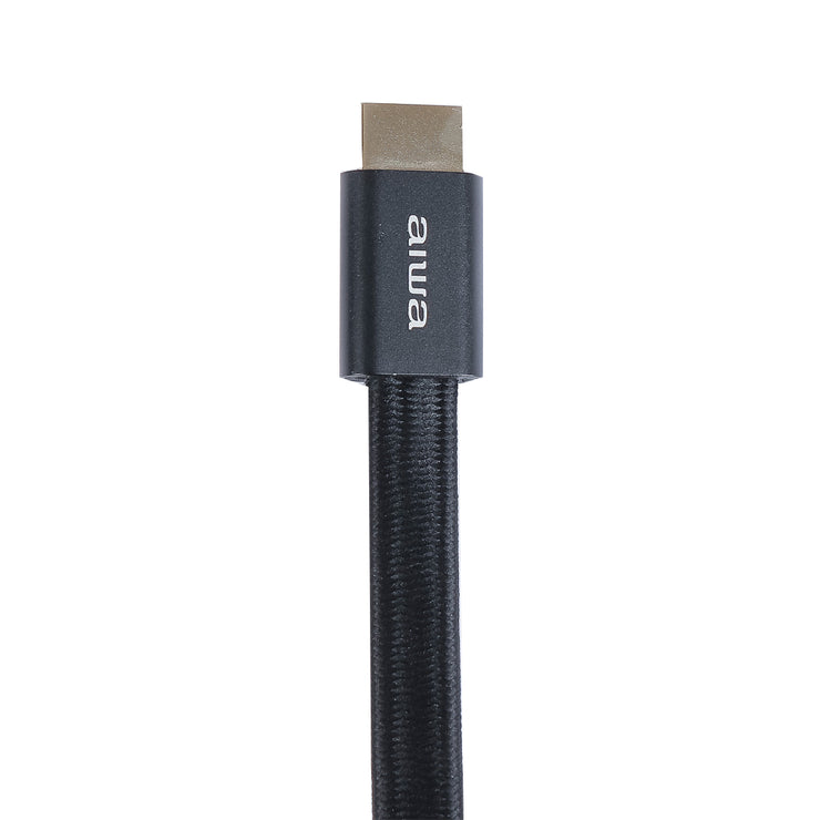 Cable HDMI Aluminio de 6 pies AWCPHD1 color negro - Aiwa Store Panamá