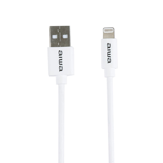 Cable de carga USB para iPhone iPad iPod AWP18070W - Aiwa Store Panamá