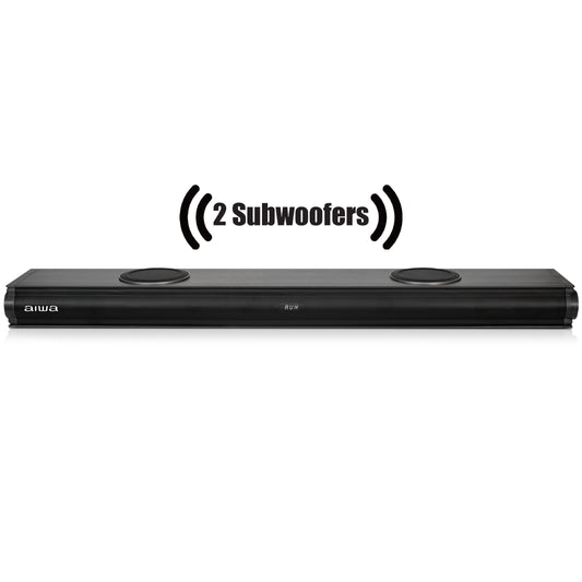 Barra de Sonido Bluetooth |2.2 canales + 2 subwoofers integrados | AWSBH22