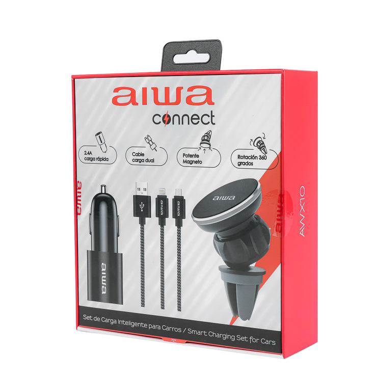 Set de carga inteligente para Autos AWX10 - Aiwa Store Panamá